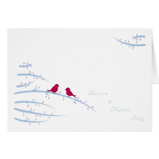 Heaven & Nature Sing Greeting Cards