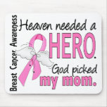Heaven Needed A Hero Mum Breast Cancer Mouse Pads