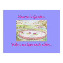 Heaven's Garden, When we love each other... Post Cards