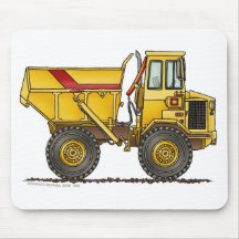 Heavy Duty Dump Truck Construction Mouse Pad