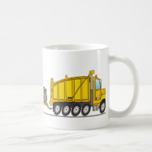 Heavy Duty Dump Truck Crane Coffee Mug