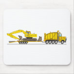 Heavy Duty Dump Truck Crane Mouse Mat