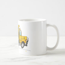 Heavy Duty Dump Truck Yellow Mugs