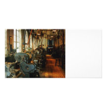 Heavy Machine Shop Custom Photo Card