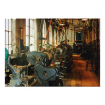 Heavy Machine Shop Invitations