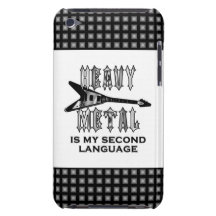 Heavy Metal  is my second language Case-Mate iPod Touch Case
