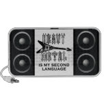 Heavy Metal  is my second language Travelling Speaker