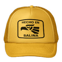 Hecho en Salina personalizado custom personalised Mesh Hats