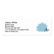 Hedgehog Business Card Template