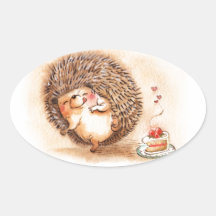 Hedgehog Yum! Stickers