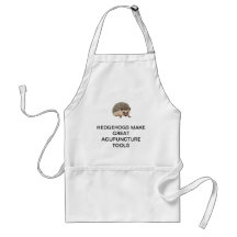Hedgehogs make great acupuncture tools aprons