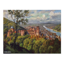 Heidelberg Germany Vintage Postcard