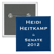 Heidi Heitkamp for Senate Button