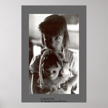 Heidi with Doll Print