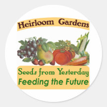 Heirloom Gardens Seed Labels Sticker