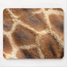 Helaine's Giraffe Pattern Mousepad