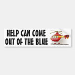 Helicopter Ambulance Bumper Sticker HCOB