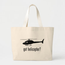 Helicopter Canvas Bag