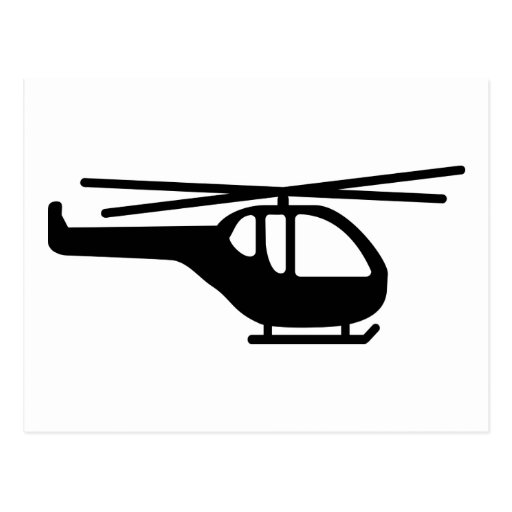 Helicopter Post Card