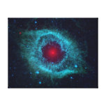 Helix Nebula in space Stretched Canvas Print