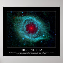 Helix Nebula - Our Future In 5 Billion Years Posters