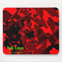 HELL CAMO MOUSE PADS