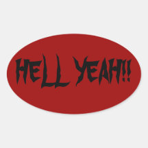 HELL YEAH STICKERS