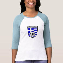 Hellas Emblem for Greece Soccer fans T Shirts