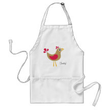Hello Chicken! Funky Chicken Apron
