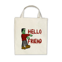 Hello Friend Creepy Frankenstein T shirts, Hoodies Tote Bag