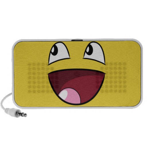 hello happy face mini speaker