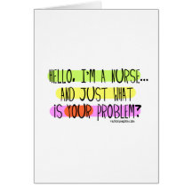 Hello I am a Nurse Card