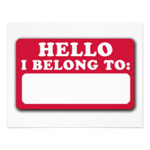 Hello, I belong to... Invite