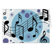 hello music greeting cards