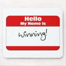 Hello, My Name Is... Mouse Pads