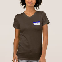 Hello My Name Is Noelia (Blue) T-shirts