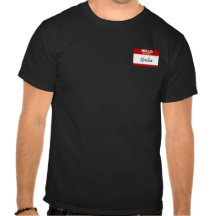 Hello My Name Is Noelia (Red) T Shirts