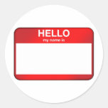 Hello My Name Is... Sticker