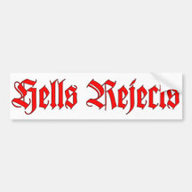 Hells Rejects Bumper Sticker