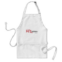 Hellvetica - Helvetica's evil twin Aprons