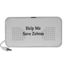 Help Me Save Zebras Travel Speaker