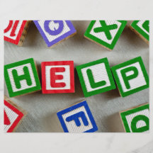Help Personalised Flyer