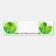 Help Save the World Bumper Sticker