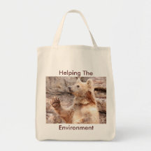 Helping the Environment Grocery Tote Bags