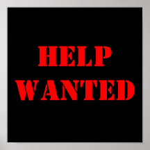 HELPWANTED POSTER