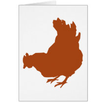 Hen [chicken, farmer, organic eggs] cards
