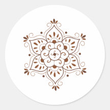 Henna Tattoo Mandala Stickers
