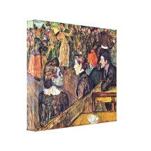 Henri de Toulouse-Lautrec - Moulin de la Galette Canvas Print