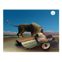 Henri Rousseau - The Sleeping Gypsy Postcards