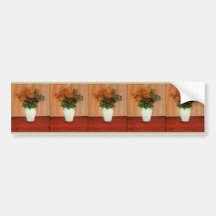 Henri Rousseau's Bouquet of Flowers (circa 1900) Bumper Stickers